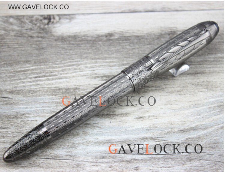 Mont Blanc Daniel Defoe Series Gray Fountain Pen